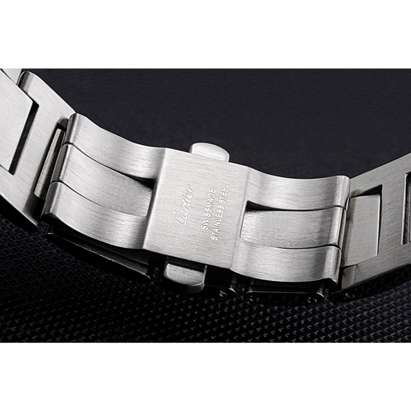Swiss Cartier Ballon Bleu White Dial Stainless Steel Case Steel Bracelet 622672-6