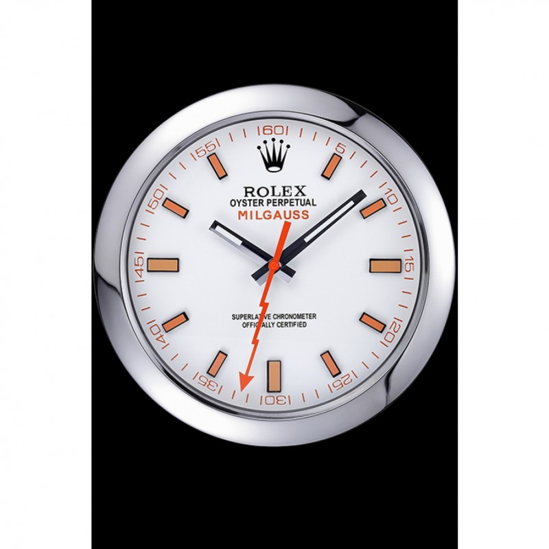 Rolex Milgauss Wall Clock Silver 621910-1