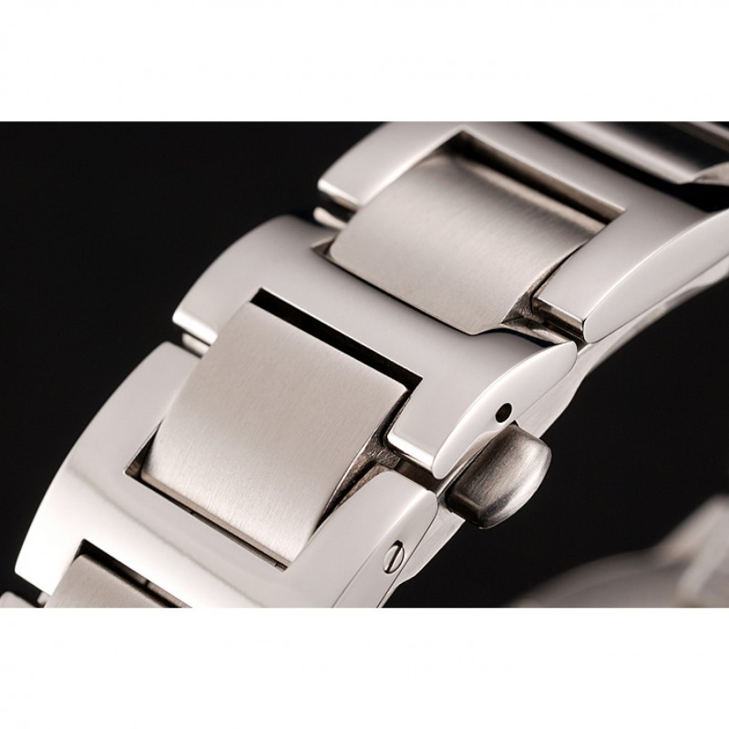 Swiss Cartier Ballon Bleu Two Timezone White Dial Silver Case Gold And Silver Bracelet 1453877-4
