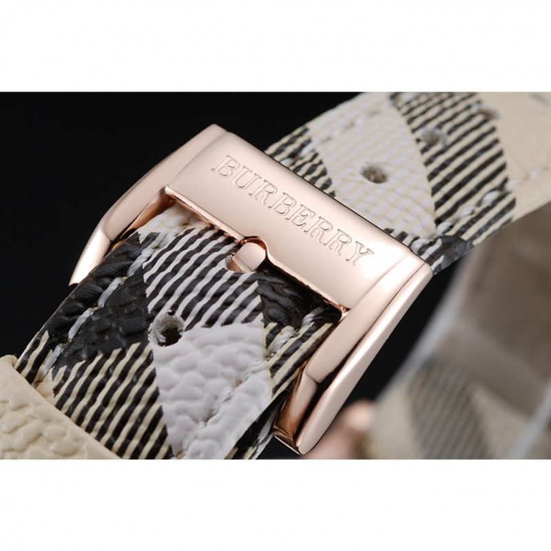 Burberry The City Classic Grey Dial Haymarket Bracelet 622566-7