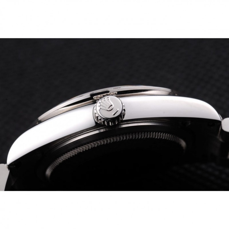 Rolex Datejust Stainless Steel Silver Flowers Dial Diamond Plated rl305-8