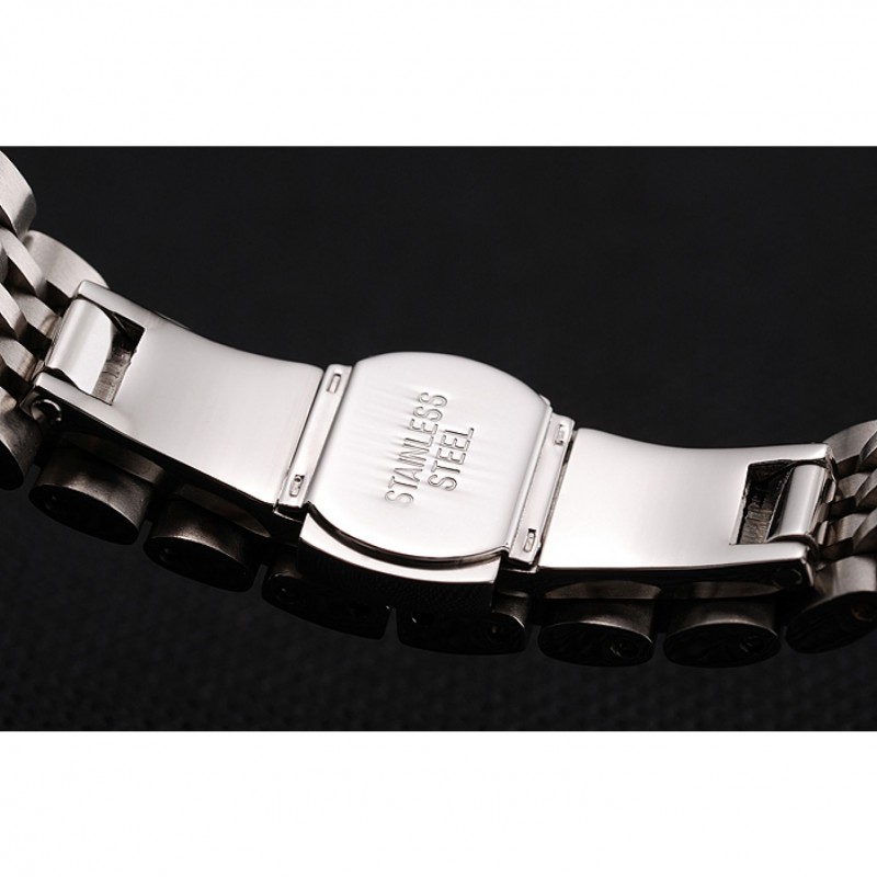 Patek Philippe Calatrava Ladies White Dial Blue Numerals Rose Gold Case Two Tone Bracelet 1453830-6