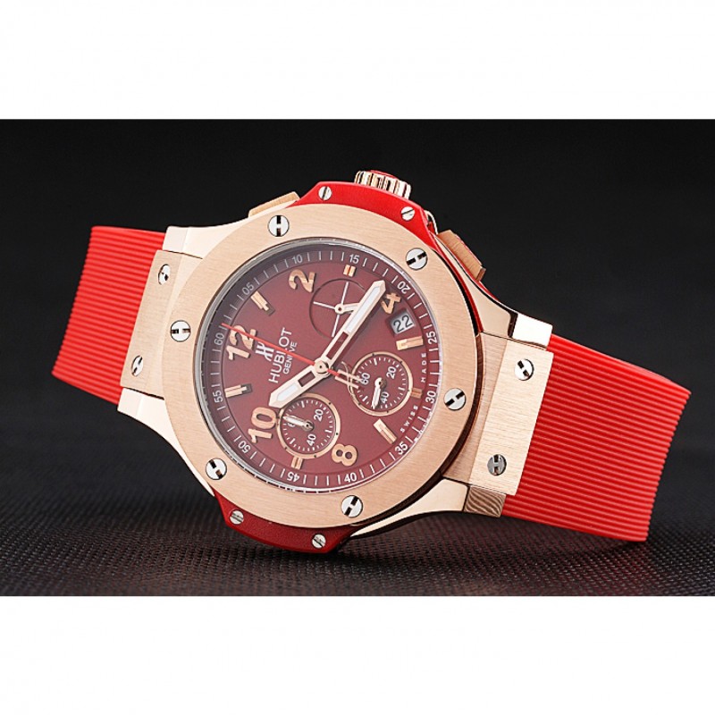 Hublot Big Bang Red Strap Red Dial Watch 98069-3