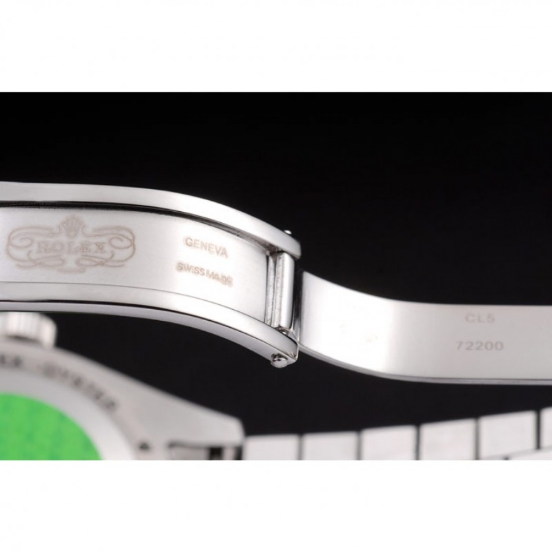 Rolex Day-Date Polished Stainless Steel White Dial-7