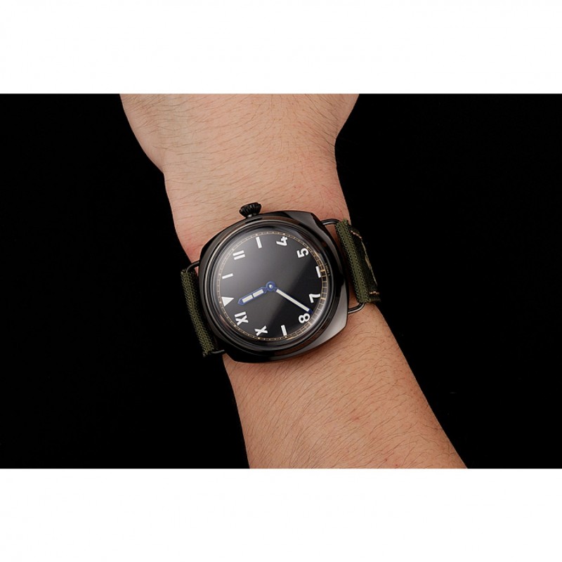 Panerai Radiomir California 3 Days Black Dial Green Bracelet 1454018-8