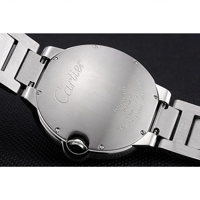 Swiss Cartier Ballon Bleu White Dial Stainless Steel Case Steel Bracelet 622672-7