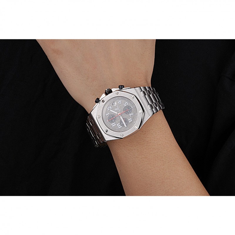 SS Swiss Audemars Piguet Royal Oak Offshore Grey Dial Stainless Steel Case And Bracelet 622870-7