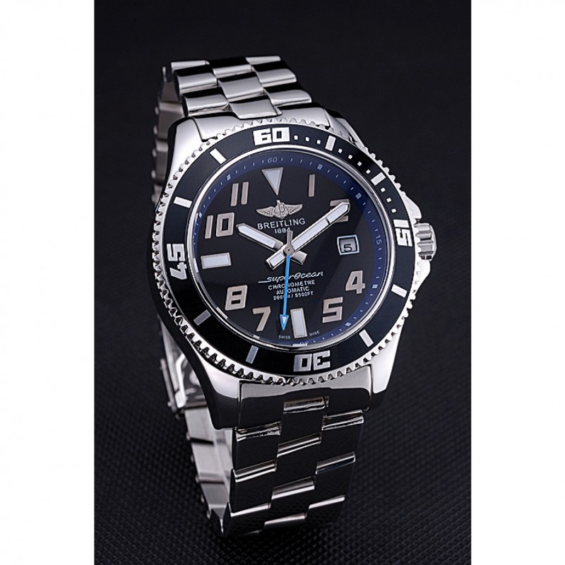 Breitling Superocean 44 Abyss Blue Accents Stainless Steel Bracelet 622506-2