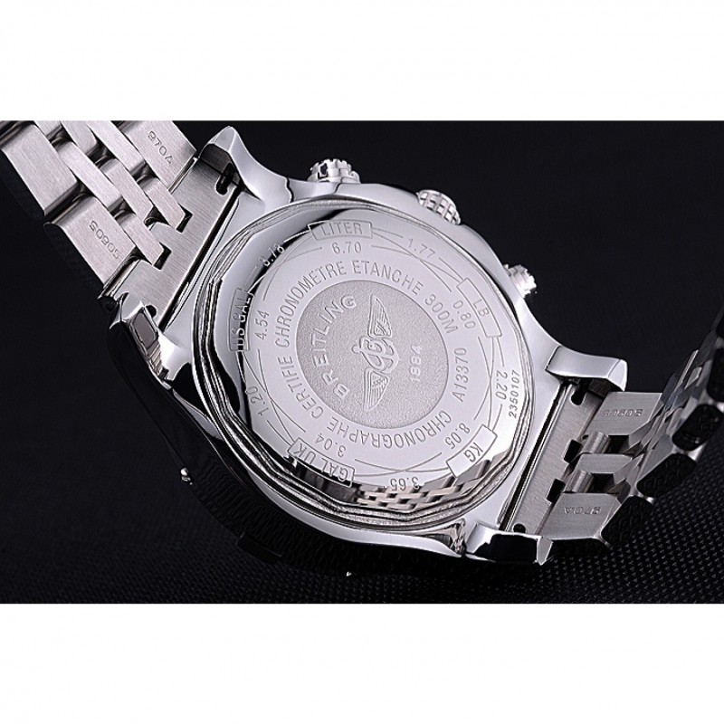 Breitling Chronomat Evolution Black Dial Stainless Steel Bracelet 622515-6