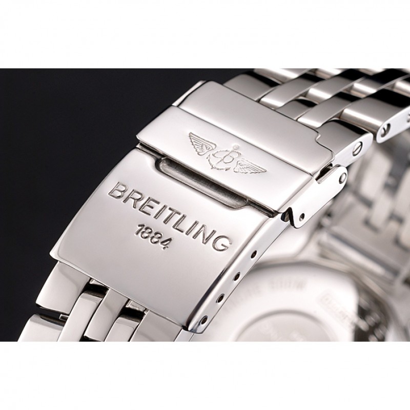 Breitling Chronomat 44 Blue Dial with Black Subdials Stainless Steel Bracelet 622508-5