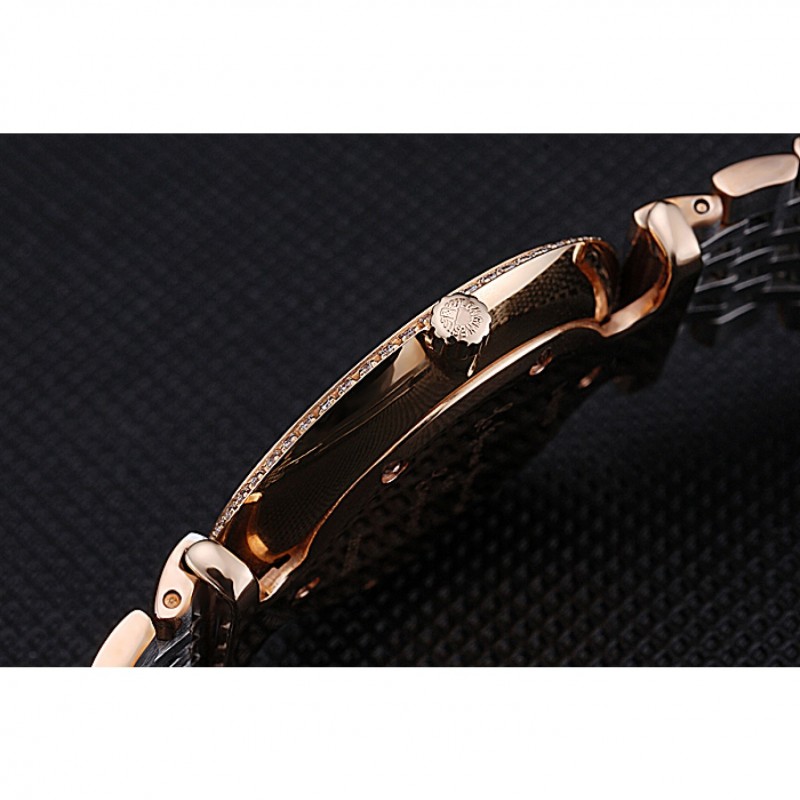 Longines La Grande Classique Rose Gold White Dial Diamond Bezel Homme 622105-7