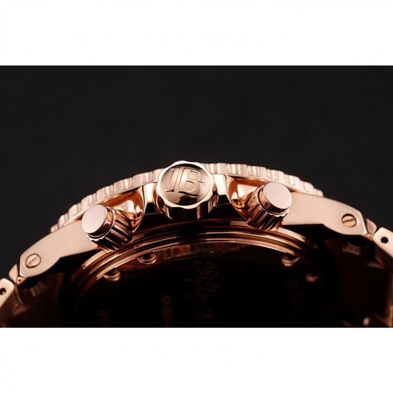 Blancpain Fifty Fathoms Flyback Chronograph Black Dial Rose Gold Case And Bracelet 1453772-8