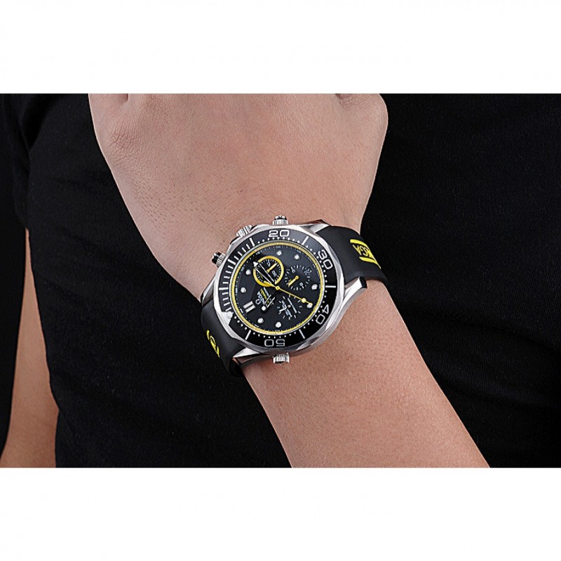 Omega Seamaster Planet Ocean Black Rubber Bracelet 622048-8