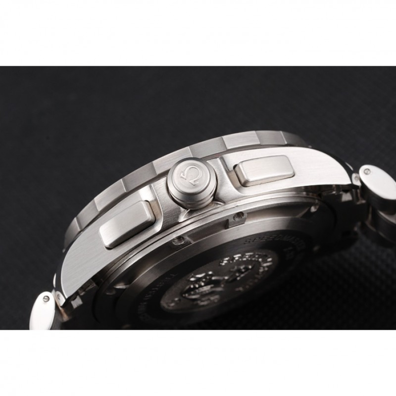 High Quality Omega Speedmaster Skywalker X-33 Black Dial White On Black Bezel Stainless Steel Case And Bracelet-5