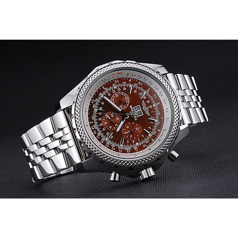Breitling Bentley 6.75 Speed Bronze Dial Stainless Steel Case And Bracelet 622213-3