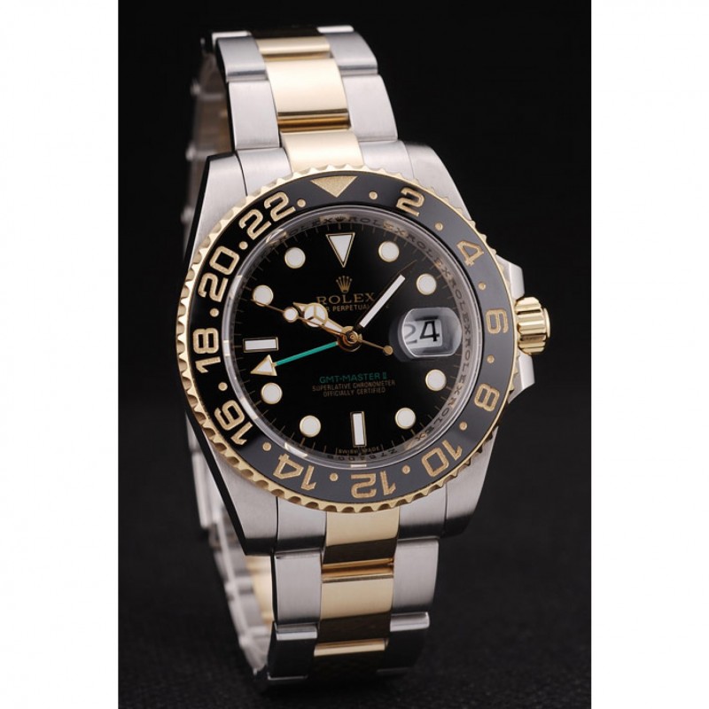 Rolex GMT Master II Black Ceramic Bezel Black Dial 98229-1