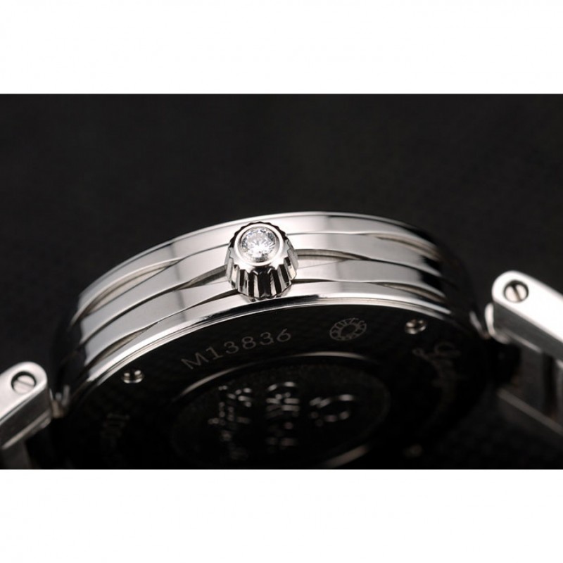 Omega DeVille Ladymatic iamond Plated Bezel White Dial-8