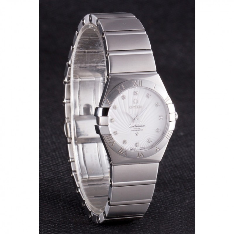 Omega Constellation White Dial Stainless Steel Band 621457-2