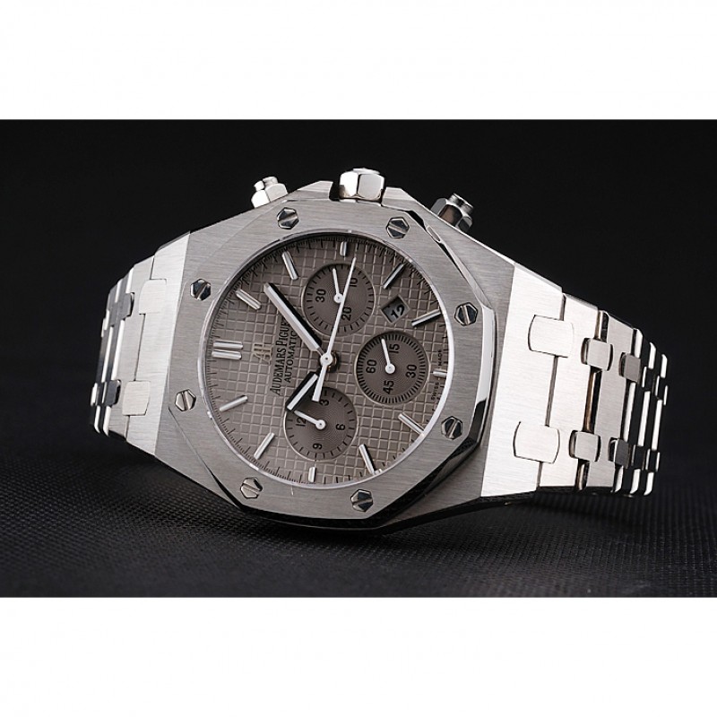 Swiss Audemars Piguet Royal Oak Chronograph Grey Dial Stainless Steel Case And Bracelet 622869-3