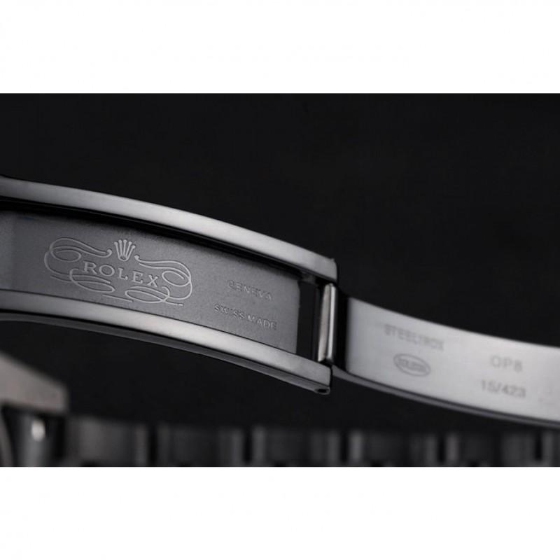 Rolex Swiss Submariner Pro-Hunter Black Steel Strap Black Dial-6