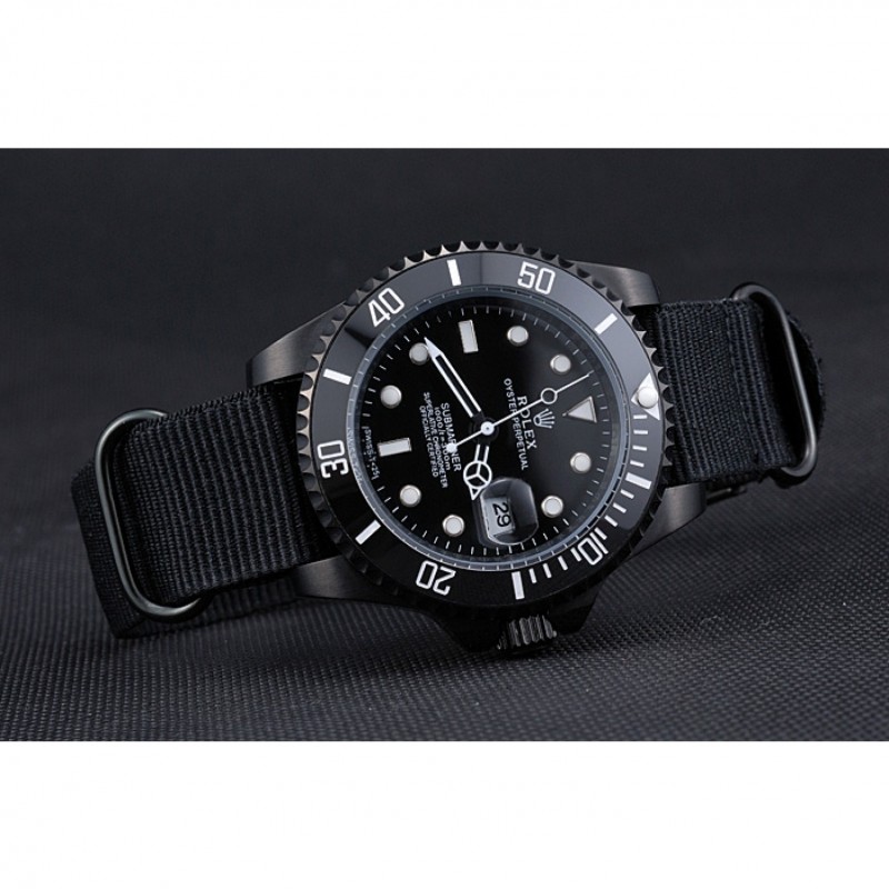 Rolex Submariner Black Nylon Strap 622006-3