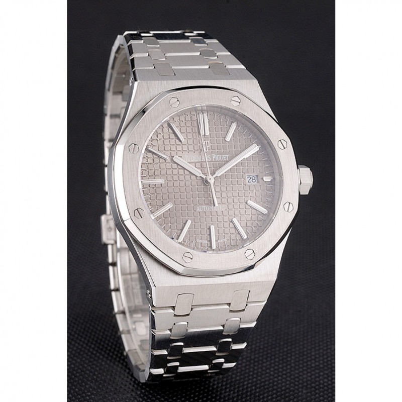 Swiss Audemars Piguet Royal Oak Silver Dial Stainless Steel Case And Bracelet-2
