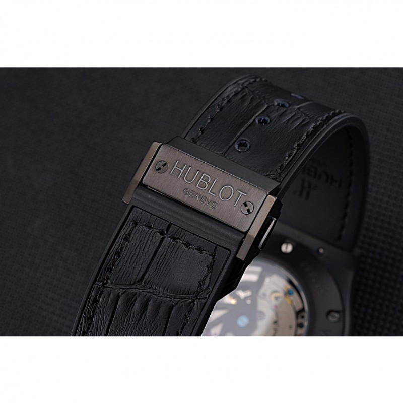 Hublot Classic Fusion Shawn Carter Black Steel Case Black Leather Strap 622817-5