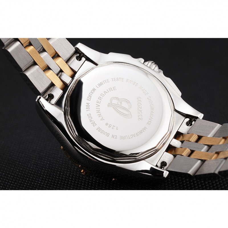 Breitling Colt Lady Pearl Dial Diamond Hour Marks Gold Bezel Stainless Steel Case Two Tone Bracelet-6
