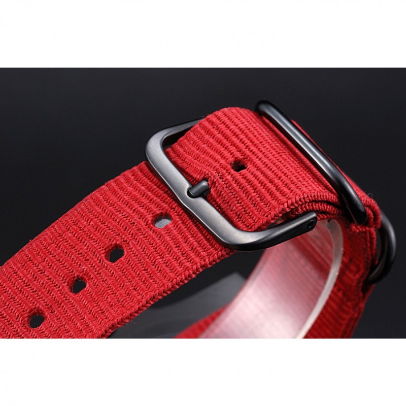 Rolex Stealth Submariner Red Nylon Strap 622010-5