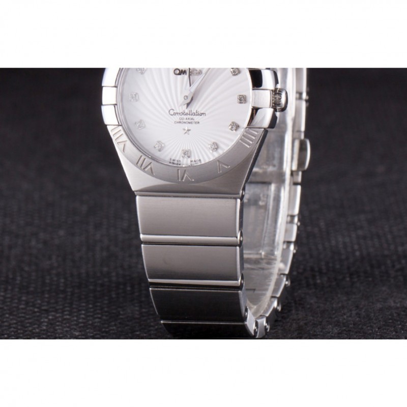 Omega Constellation White Dial Stainless Steel Band 621457-6