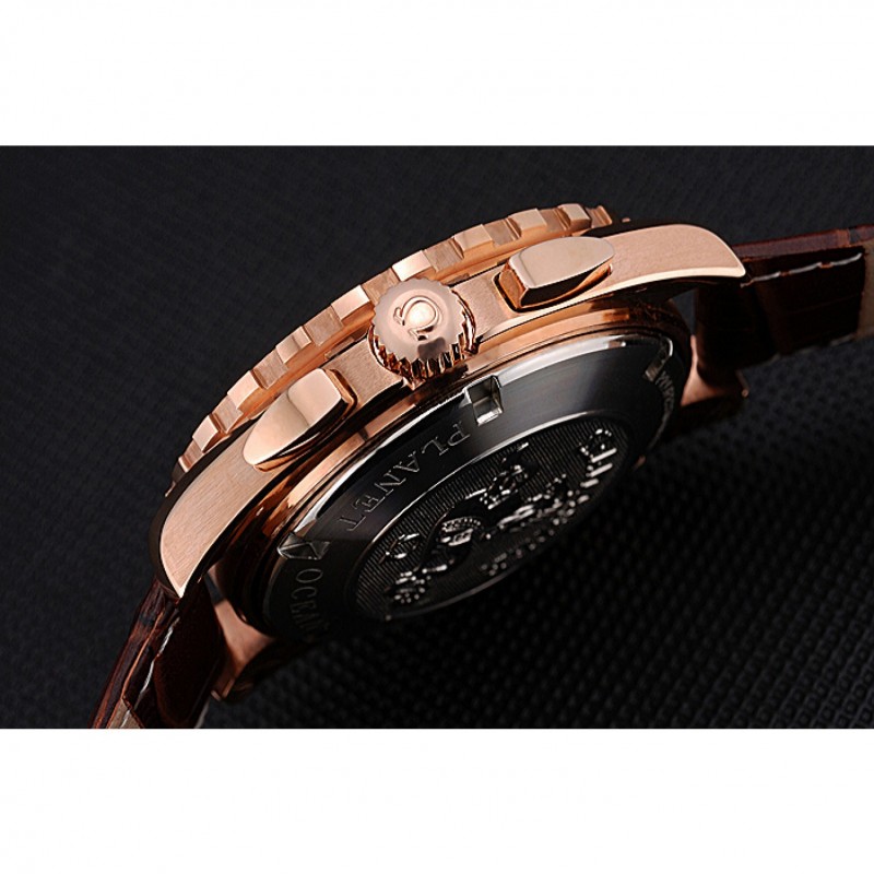 Omega Seamaster Aqua Terra Chrono GMT Teak-Grey Dial Brown Leather Bracelet 622536-5
