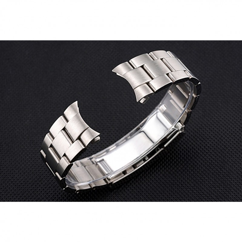 Luxury Rolex Brushed Stainless Steel Link Bracelet 622494-2